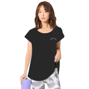 Maka-Hou Women Basic Rash Tee-BLACK (Japanese Brand)