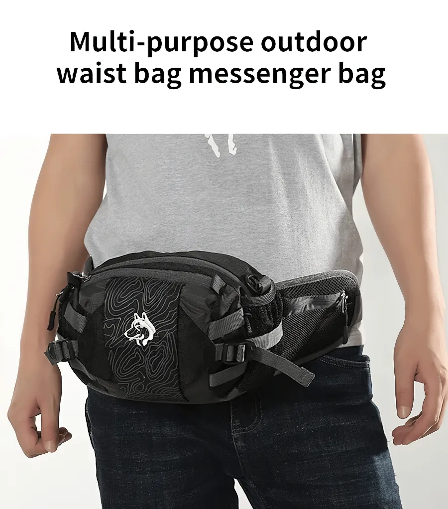 Multi-Purpose Outdoor Sports Waist Bag with Diagonal Belt - SF0632