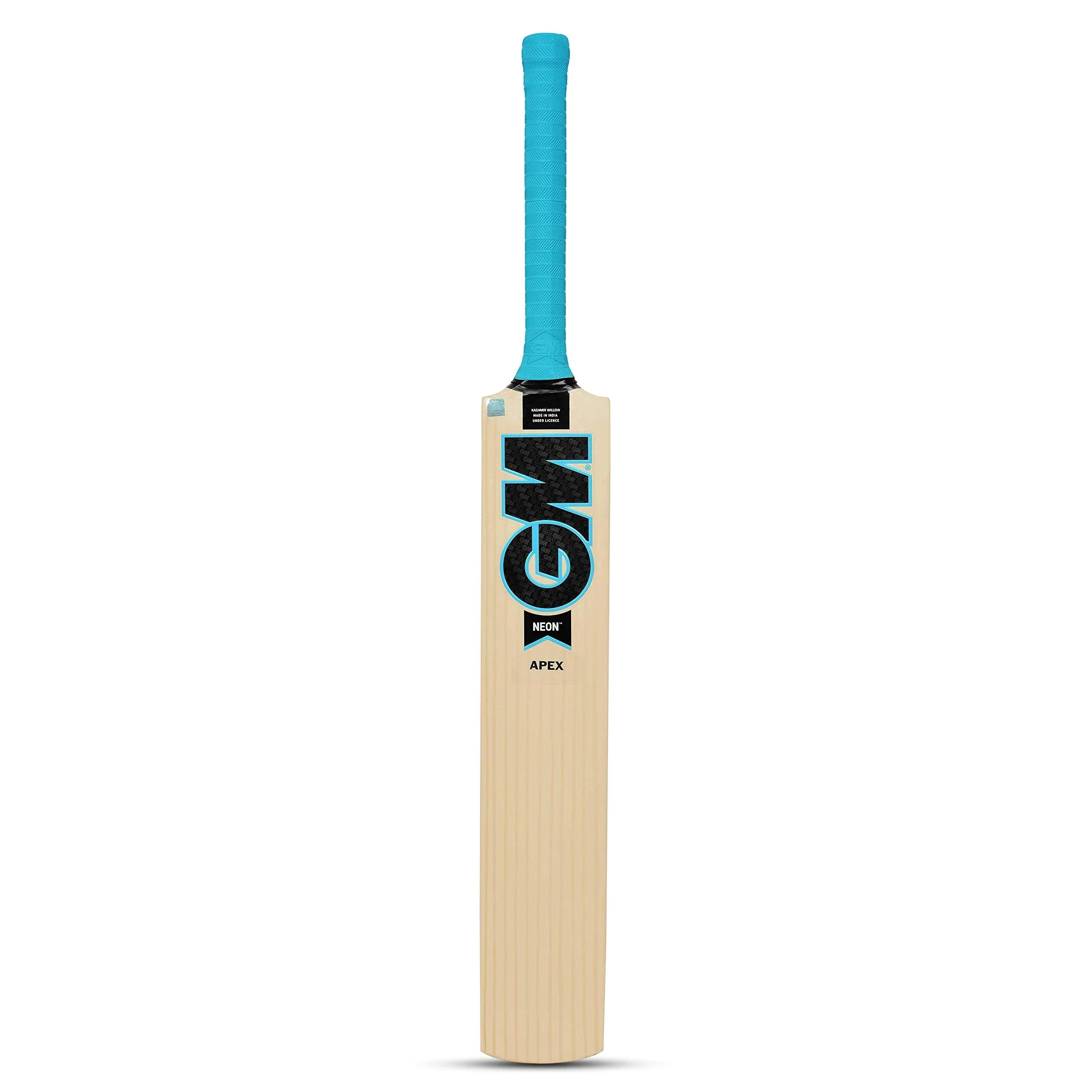 Neon Apex Kashmir Willow Cricket Bat with Cloth Cover on Face | Size-2 | Light Weight | Free Cover