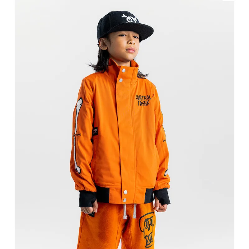 NUNUNU Control Freak Bomber Jacket Orange Sun