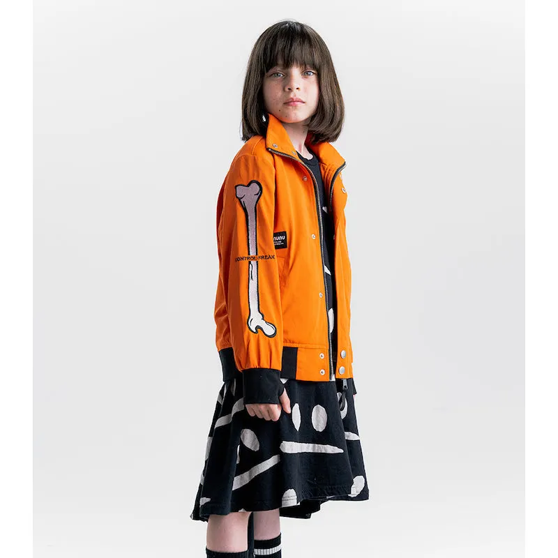 NUNUNU Control Freak Bomber Jacket Orange Sun