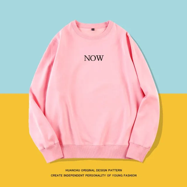 "Now" Hoodies