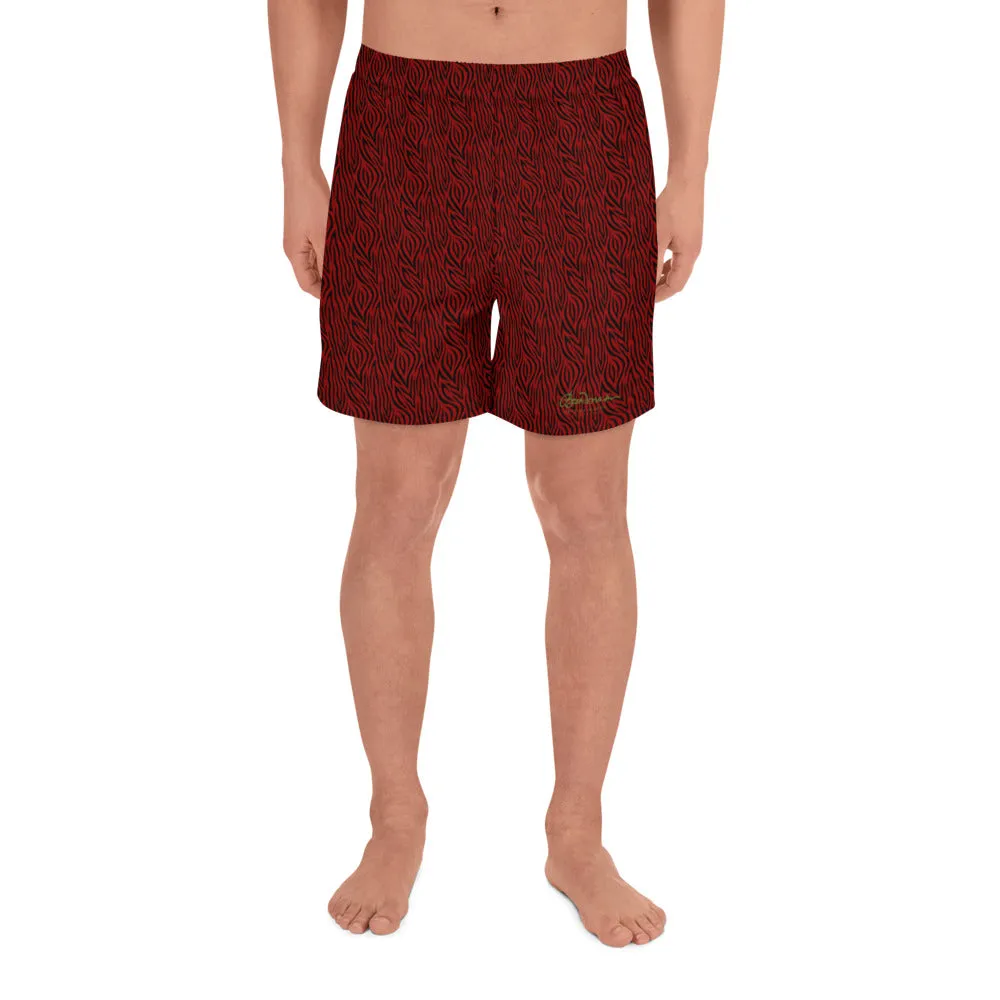 Red Zebra Mens Shorts