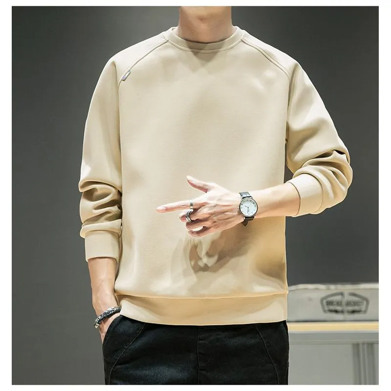 Solid Simplicity Thickened Sweatshirt