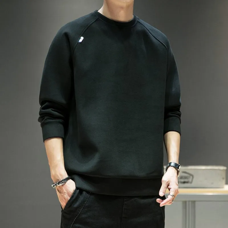 Solid Simplicity Thickened Sweatshirt