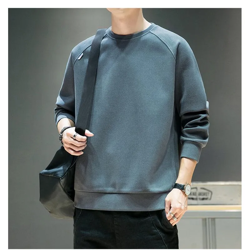 Solid Simplicity Thickened Sweatshirt