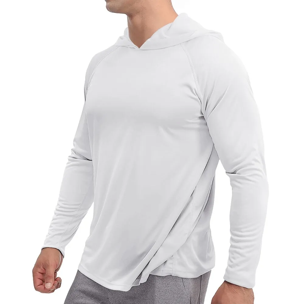 Sports Lightweight Quick-Dry Men's Long-Sleeve Hooded Shirts - SF0382