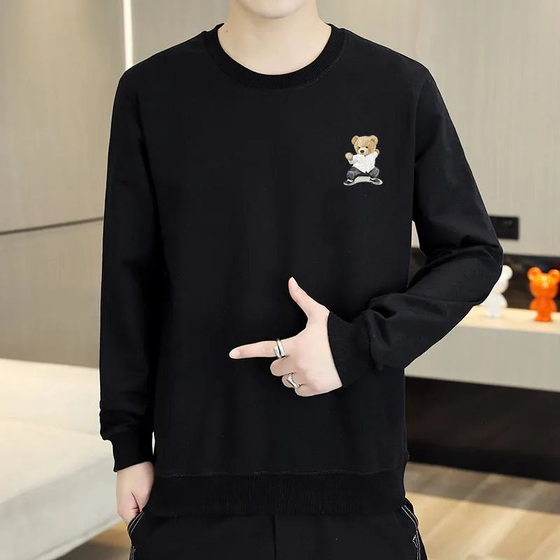 Sports Round Neck Casual Trendy Pullover Sweatshirt