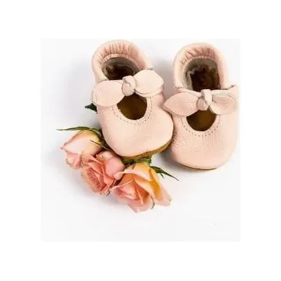 Starry Knight Rose Blush Bella Janes Baby Moccasins