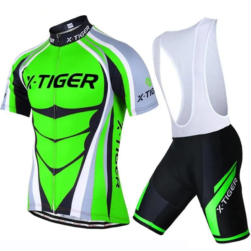 Summer Comfortable Men's Polyester Cycling Clothing Set