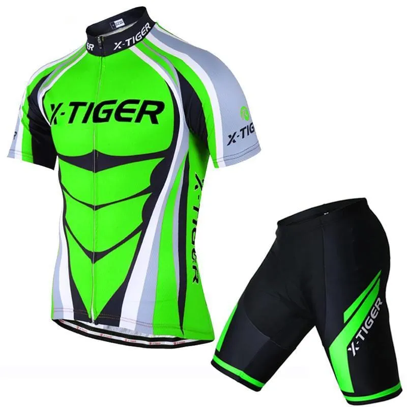 Summer Comfortable Men's Polyester Cycling Clothing Set