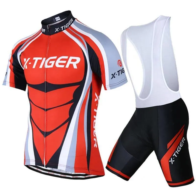 Summer Comfortable Men's Polyester Cycling Clothing Set