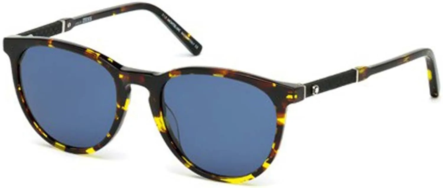 Sunglasses Montblanc MB 588 S 55V coloured havana / blue