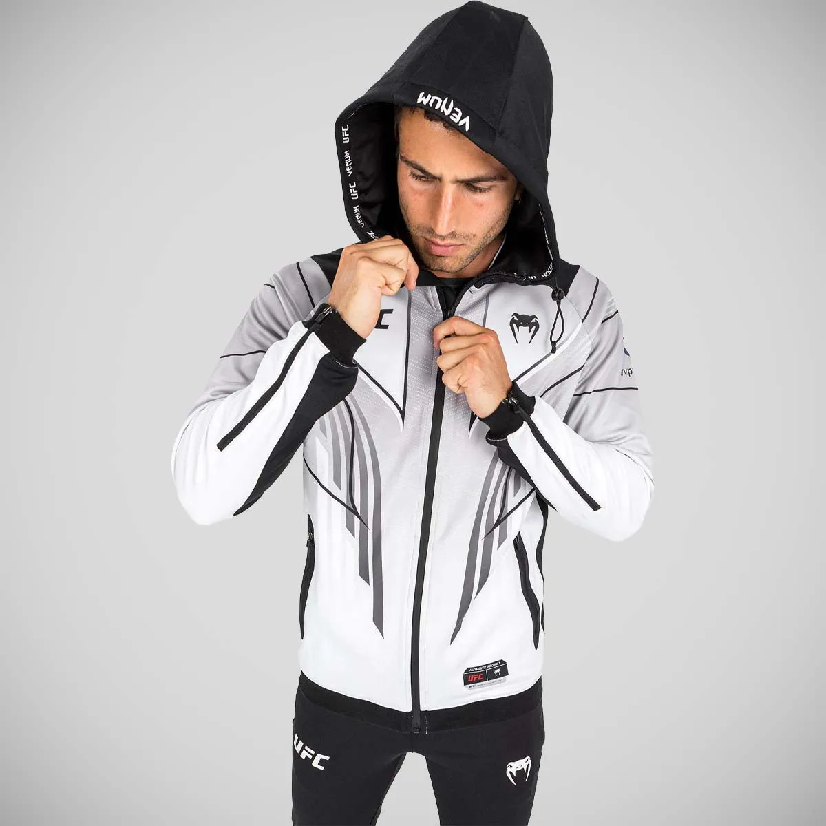 Venum UFC Authentic Fight Night 2.0 Walkout Hoodie White