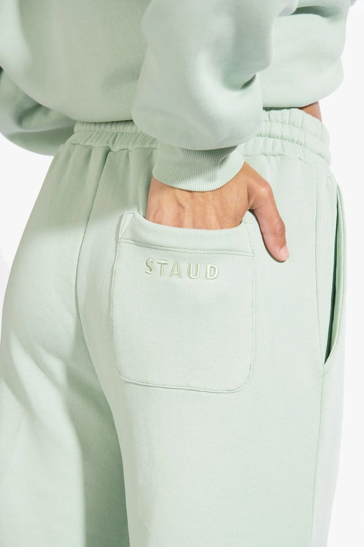 WIDE LEG SWEATPANTS | SAGE