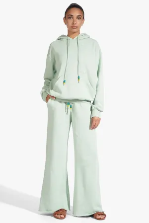 WIDE LEG SWEATPANTS | SAGE