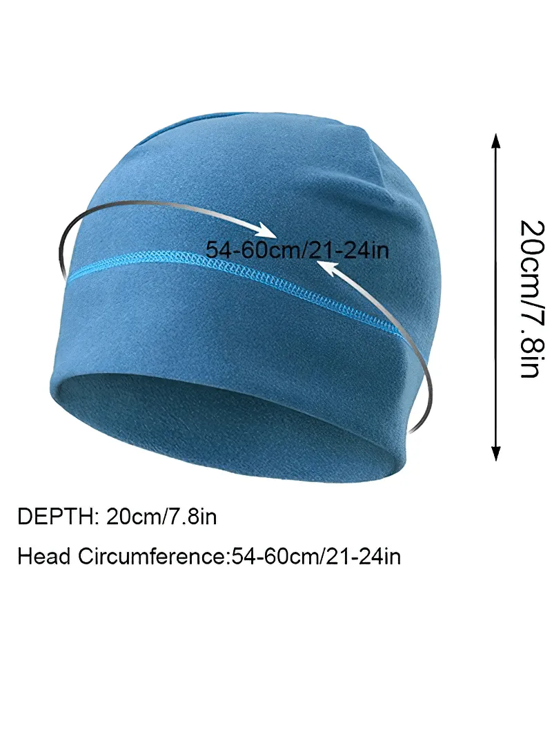 Windproof Fleece Beanies for Bicycle Sports Tennis Fitness - SF1659