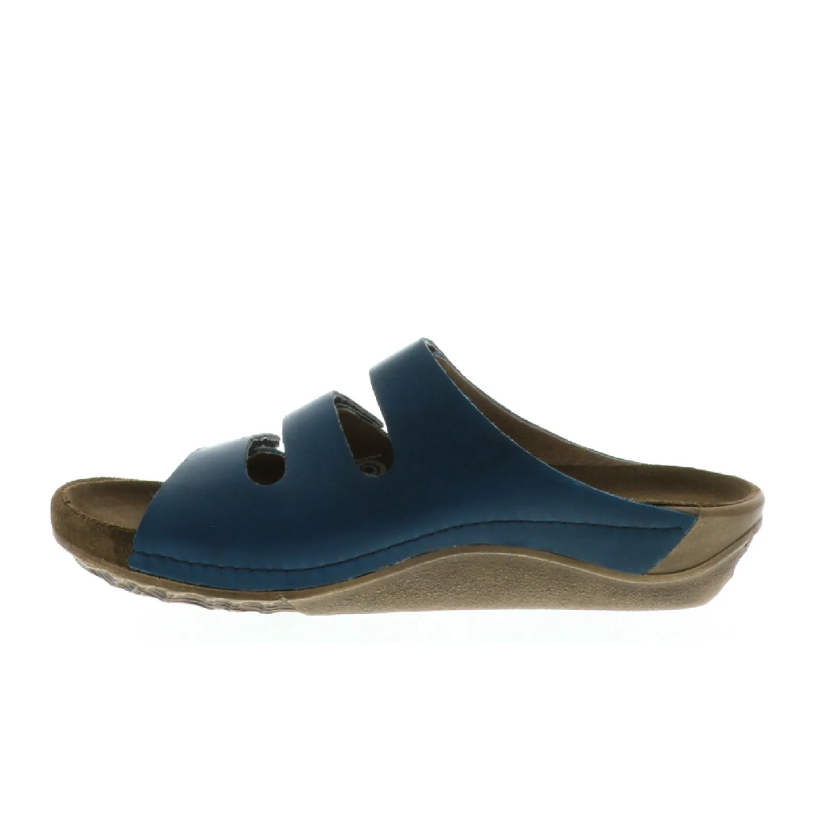 Wolky Nomad Slide Sandal (Women) - Blue