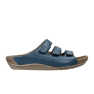 Wolky Nomad Slide Sandal (Women) - Blue