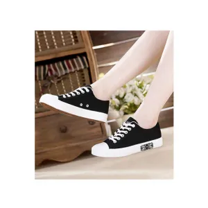 Women Lightweight Lace Up Canvas Shoes - WSC15454