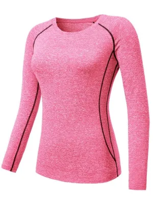 Women's Compression Quick-Dry Long-Sleeves Sports Shirt - SF0558