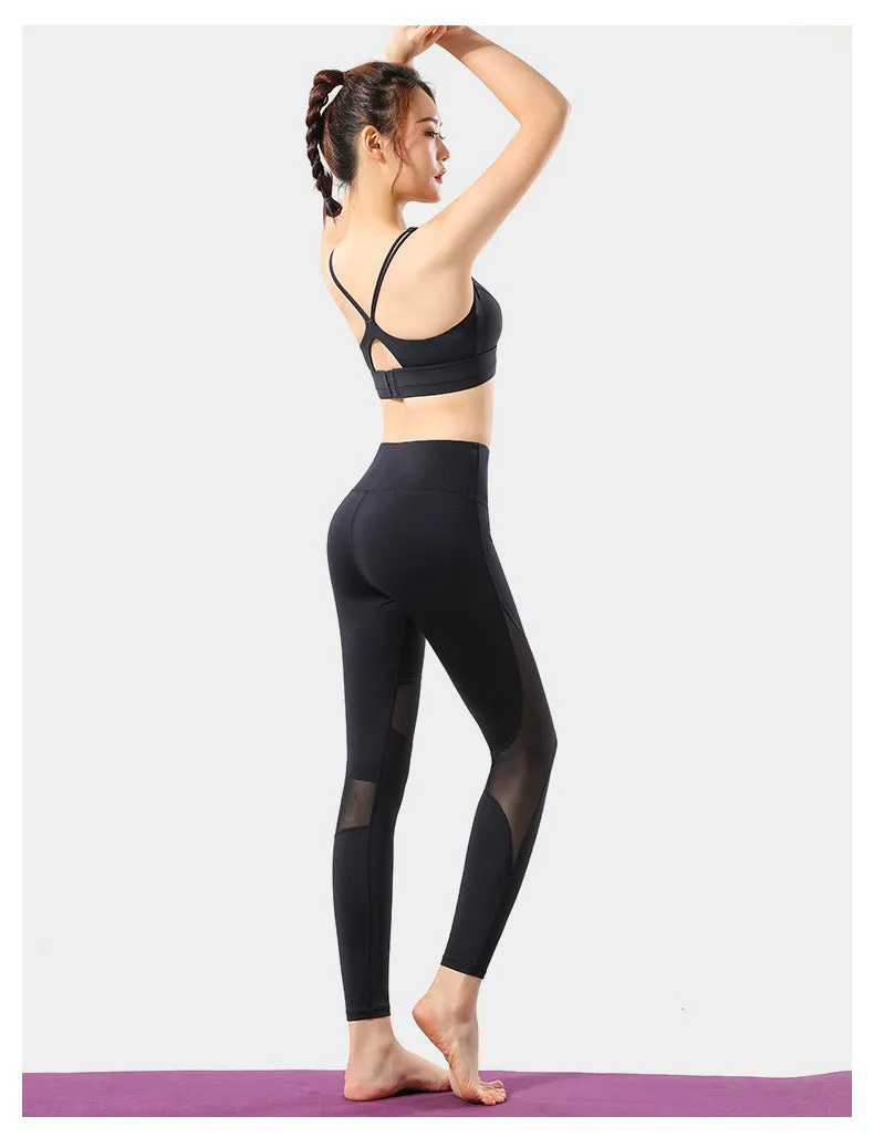 Women's Mesh Hollow Sports Tights & Leggings