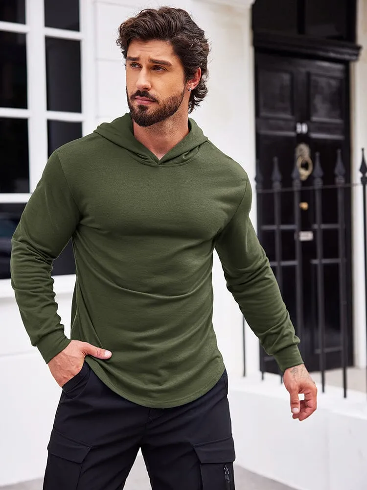 Workout Muscle Fit Cotton Blend Hoodie (US Only)