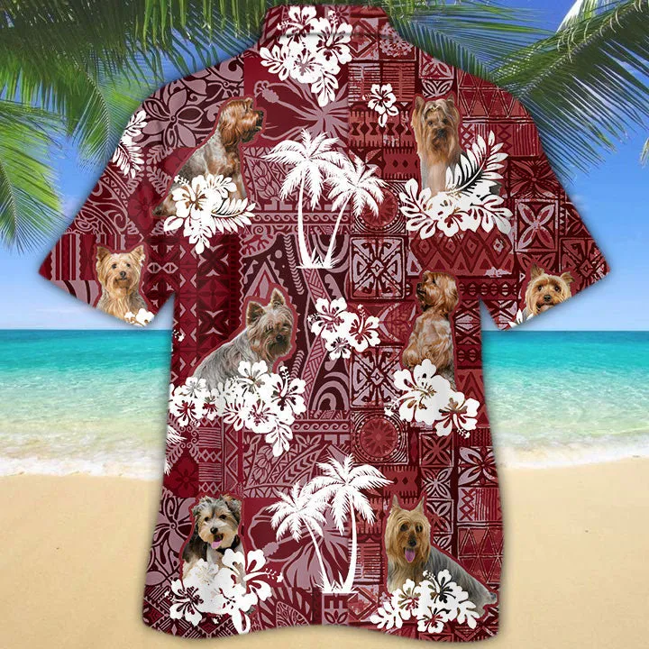 Yorkshire Terrier Hawaiian Shirt, Coolspod Dog Hawaii Aloha Beach Shirt For Men Women